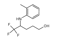 4-(o-toluidino)-5,5,5-trifluoropentan-1-ol Structure
