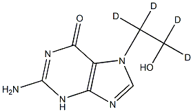 [2H4]-N7-(2-羟基乙基)鸟嘌呤结构式