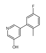 5-(5-fluoro-2-methylphenyl)pyridin-3-ol Structure