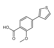 2-methoxy-4-thiophen-3-ylbenzoic acid Structure