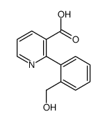 2-[2-(hydroxymethyl)phenyl]pyridine-3-carboxylic acid结构式