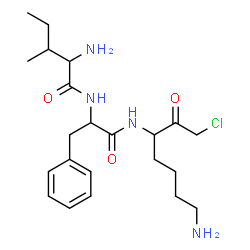 isoleucyl-phenylalanyl-lysine chloromethyl ketone structure