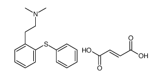 (E)-but-2-enedioic acid,N,N-dimethyl-2-(2-phenylsulfanylphenyl)ethanamine Structure