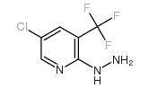1-[5-氯-3-(三氟甲基)-2-吡啶基]肼结构式