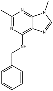 N-benzyl-2-chloro-9-methyl-9H-purin-6-amine Structure