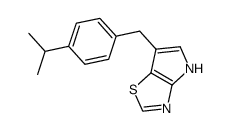 6-(4-isopropylbenzyl)-4H-pyrrolo[2,3-d][1,3]thiazole Structure