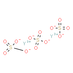 diyttrium trisulphate Structure