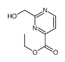 ethyl 2-(hydroxymethyl)pyrimidine-4-carboxylate Structure