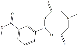 3-甲氧基羰基苯硼酸甲基亚氨基二乙酸酯结构式
