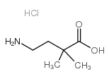 4-氨基-2,2-二甲基丁酸结构式