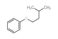 3-methylbutylsulfanylbenzene结构式