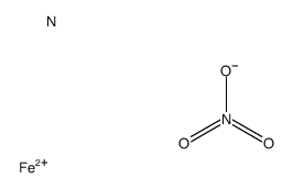 iron(2+),dinitrate Structure