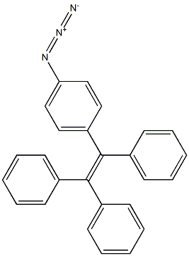 [1-(4-叠氮基苯基)-1,2,2-三苯基]乙烯结构式