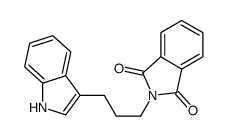 2-[3-(1H-indol-3-yl)propyl]isoindole-1,3-dione结构式
