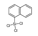 trichloro(α-naphthyl)silane结构式