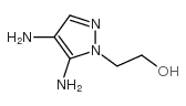 2-(4,5-diaminopyrazol-1-yl)ethanol Structure