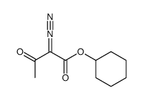 cyclohexyl 2-diazo-3-oxobutanoate Structure