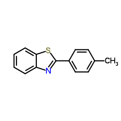 2-(4-甲基苯基)苯并噻唑结构式