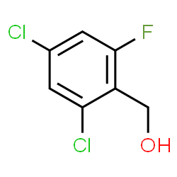 2,4-Dichloro-6-fluorobenzyl alcohol结构式