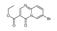 7-溴-4-氧代-4H-吡啶并[1,2-a]嘧啶-3-甲酸乙酯结构式