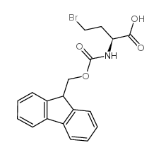 (S)-Fmoc-2-氨基-4-溴丁酸结构式