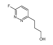 3-Pyridazinepropanol,6-fluoro-(9CI) structure