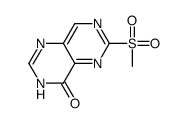 6-(甲基磺酰基)嘧啶并[5,4-d]嘧啶-4-醇结构式