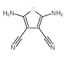 2,5-二氨基-3,4-噻吩二甲腈结构式