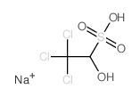 2,2,2-trichloro-1-hydroxy-ethanesulfonic acid Structure