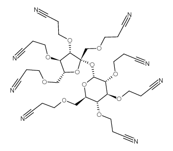 八(O-氰基乙基)蔗糖结构式