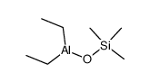 diethyl aluminium (1+), trimethylsilanolate结构式