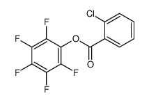(2,3,4,5,6-pentafluorophenyl) 2-chlorobenzoate Structure