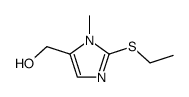 (2-ethylthio-1-methylimidazol-5-yl)methanol结构式