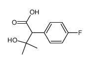 2-(p-fluorophenyl)-3-hydroxy-3-methylbutyric acid Structure