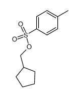 toluene-4-sulphonic acid cyclopentylmethyl ester结构式
