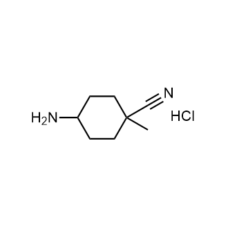 4-氨基-1-甲基环己烷-1-甲腈盐酸盐结构式