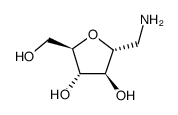 1-氨基-2,5-脱水-1-脱氧-D-甘露糖醇结构式