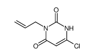 3-allyl-6-chlorouracil Structure