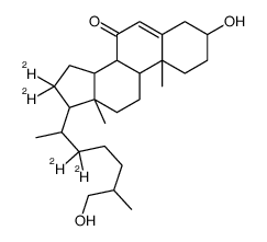 3-羟基犬尿氨酸-O-β-葡萄糖苷结构式
