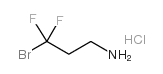 3-溴-3,3-二氟丙胺盐酸盐结构式