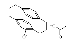 Tricyclo[10.2.2.25,8]octadeca-5,7,12,14(1),15,17-hexen-6-ol acetate Structure