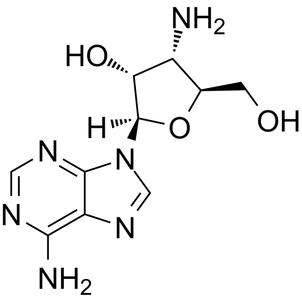 3-氨基-D-腺苷酸结构式