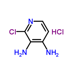 2-Chloro-3,4-pyridinediamine hydrochloride (1:1) Structure