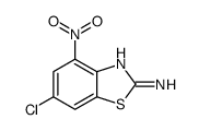 6-chloro-4-nitro-1,3-benzothiazol-2-amine Structure
