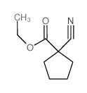 1-氰基环戊烷-1-羧酸乙酯结构式