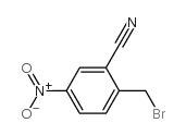 2-(溴甲基)-5-硝基苯腈结构式