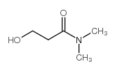 3-Hydroxy-N,N-dimethylpropanamide Structure