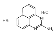 2-氨基萘嵌间二氮杂苯 氢溴酸盐 水合物结构式