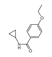Benzamide, N-cyclopropyl-4-ethoxy- (9CI) Structure