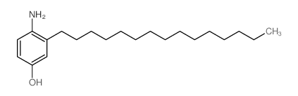 Phenol,4-amino-3-pentadecyl- Structure